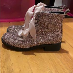 Dirty laundry combat boots